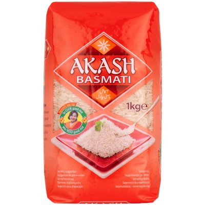 Akash Basmati Rýžě 1 kg – Zboží Mobilmania