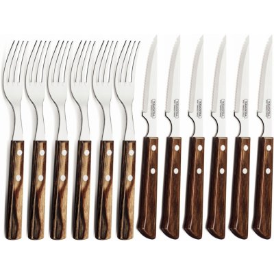 TRAMONTINA 12dílná sada steakových příborů Spanish POLYWOOD – Zboží Mobilmania