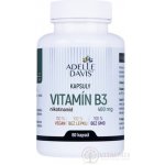 Adelle Davis Vitamin B3 nikotinamid 400 mg 60 kapslí – Hledejceny.cz