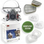3M 6200 Lakýrnická maska s filtry 6075 – Hledejceny.cz
