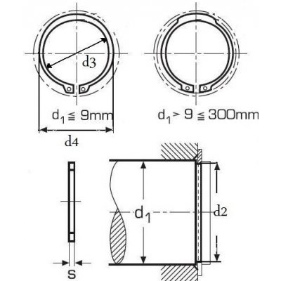 pojistný kroužek 30x1.5 BEZ PÚ pro hřídel, vnější DIN 471 – Sleviste.cz
