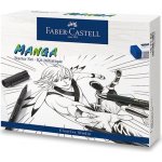 Faber-Castell Pitt Artist Pen Manga 19 ks +12 ks náhradních tuh 6715 12 ks – Zboží Živě
