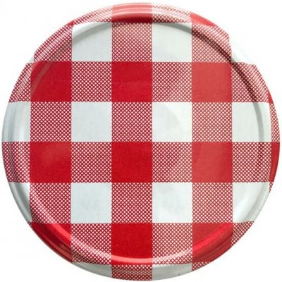 Víčko na zavařovací sklenice 10ks, 82mm, motiv kostky – Hledejceny.cz