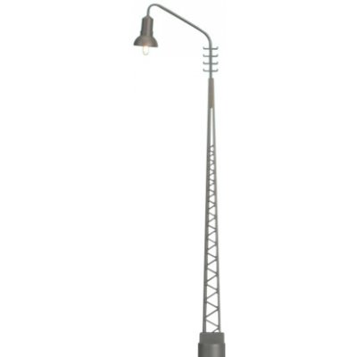 H0 Pouliční LED lampa s mřížkovaným stožárem, s paticí Brawa 84015 – Zbozi.Blesk.cz