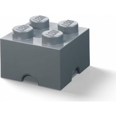 LEGO® úložný box 25 x 25 x 18 cm tmavě šedá – Zbozi.Blesk.cz