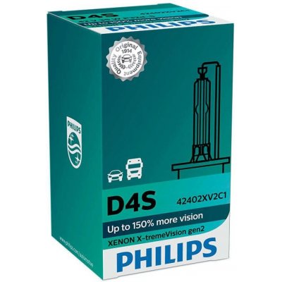 Philips X-treme Vision plus D4S 35W P32d-5 42402XV2C1 – Zboží Mobilmania