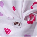 KIKKO Bambusová osuška XKKO®BMB 90x100cm 1ksLilac Hearts – Hledejceny.cz