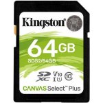 Kingston 64GB SDXC Canvas Plus SDS3/64GB – Zboží Živě
