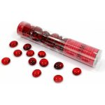 Hrací kameny skleněné Crystal Red 40ks – Zboží Dáma