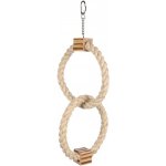 FLAMINGO sisalové kruhy s dřívky 18 cm – Zboží Dáma