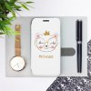 Pouzdro a kryt na mobilní telefon Pouzdro Mobiwear Parádní flip Samsung Galaxy A20e - MH03S - Kočička princess