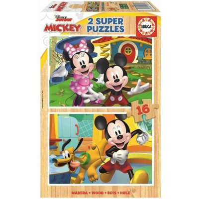 Educa Mickey & Minnie 2 x 16 dílků – Hledejceny.cz