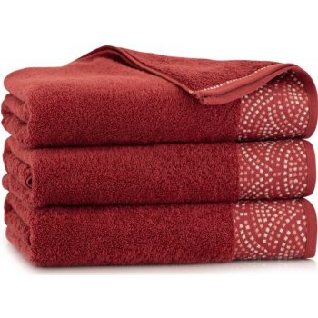 Darré ručníky a osuška Fabiano červená ručník 50 x 90