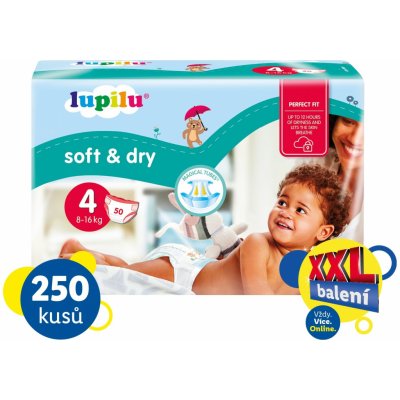 LUPILU Soft & Dry Maxi 250 ks