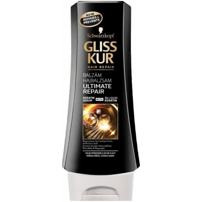 Gliss Kur Ultimate Repair balzám na vlasy 200 ml – Zboží Mobilmania