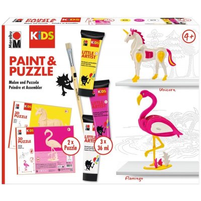 Marabu KiDS Little Artist Paint&Puzzle Unicorn – Hledejceny.cz