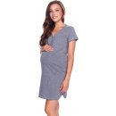 Dn-nightwear kojící noční košile TM.9301 dark grey