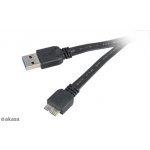 Akasa AK-CBUB13-15BK PROSLIM USB 3.0 Type A na micro B, 1,5cm – Zbozi.Blesk.cz