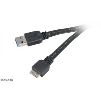 Akasa AK-CBUB13-15BK PROSLIM USB 3.0 Type A na micro B, 1,5cm