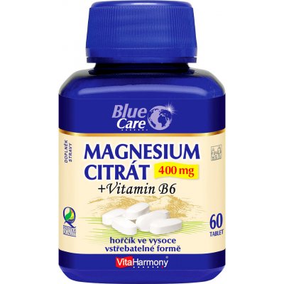 VitaHarmony Magnesium Citrát 400 mg + vit.B6 60 tablet – Hledejceny.cz