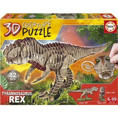 Educa 3D puzzle dinosaurus Tyrannosaurus Rex 82 ks – Zbozi.Blesk.cz
