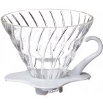 Hario Dripper V60-02 Glass White – Hledejceny.cz