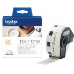Brother 24mm, bílá, 1000 etiket, DK11218 – Zboží Dáma