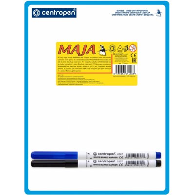 Oboustranně stíratelná tabulka Maja Centropen 7729, 18 × 24 cm – Zboží Mobilmania
