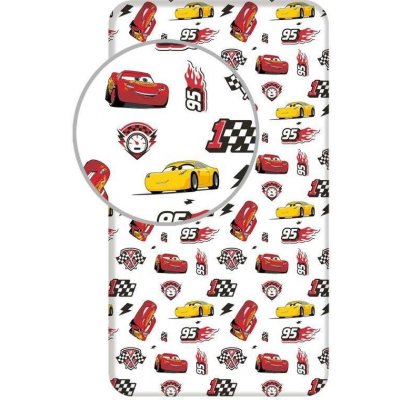 Jerry Fabrics prostěradlo Cars 3 McQueen Bavlna 90/200 – Zbozi.Blesk.cz