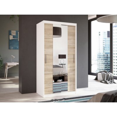 Fronti ANTIGO 100 Zrcadlo Bílá/Sonoma – Zboží Dáma