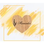 Dřevěné jmenovky - Aptum - 50 x 50 mm, Gabon – Zboží Dáma