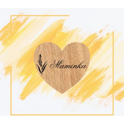 Dřevěné jmenovky - Aptum - 50 x 50 mm, Gabon – Zboží Dáma