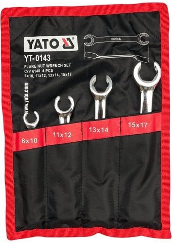 Sada klíčů očkových na převlečné matice Yato 4kusy YT-0143