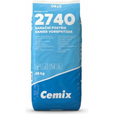Postřik sanační Cemix 2740 – 25 kg – Hledejceny.cz