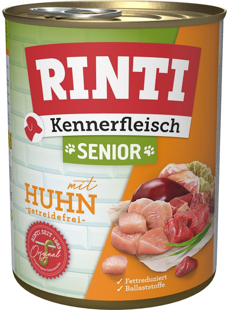 Rinti Kennerfleisch Senior kuře 24 x 800 g