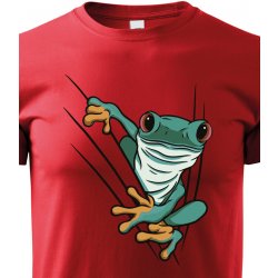 dětské tričko Žába, červená