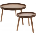 Homestyling KO-KR8200310 tmavě hnědá 2 ks – Zboží Dáma