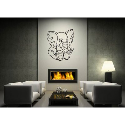 Weblux vzor s76718366 Šablona na zeď - elephant toy slon báchorka dobré bydlo, rozměry 120 x 100 cm