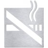 Piktogram Bemeta hotelový program - Piktogram kouření zakázáno 120x120 mm, nerez mat 111022055