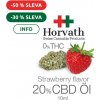 Doplněk stravy na spánek a nervovou soustavu Horvath Swiss Cannabis 20% CBD olej Jahoda 10 ml