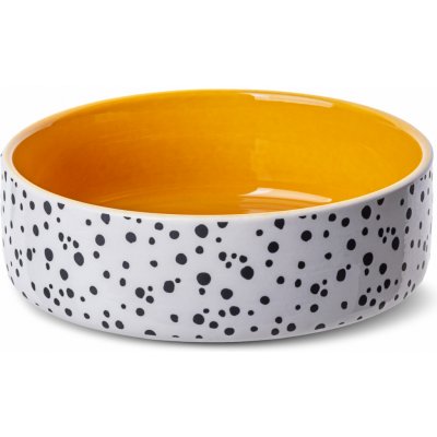 JK ANIMALS keramická miska DOTTI WOOF pro psy žlutá 15 cm 500 ml – Hledejceny.cz