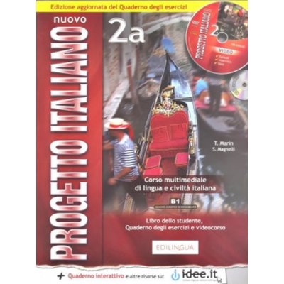 Nuovo Progetto italiano 2a Libro dello Studente + quaderno degli esercizi + DVD video + CD Audio 1 – Zboží Mobilmania