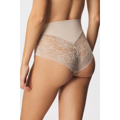 Jadea Klasické kalhotky Lory s vysokým pasem béžová – Sleviste.cz