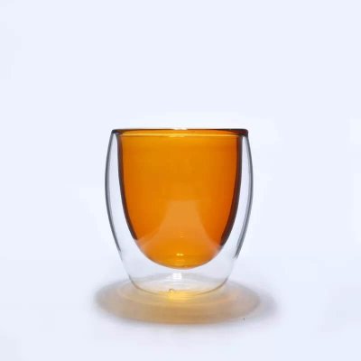 TYGLASS SCB14-150 Termosklenice s dvojitým sklem amber 150 ml