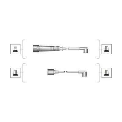 Sada kabelů pro zapalování MAGNETI MARELLI 941319170023 – Hledejceny.cz