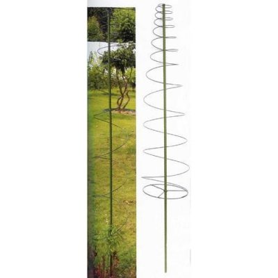 Tyč GreenGarden TOMA, 165x30 cm 3 spony, spirálová, opěrná k rostlinám a rajčatům – Zboží Mobilmania