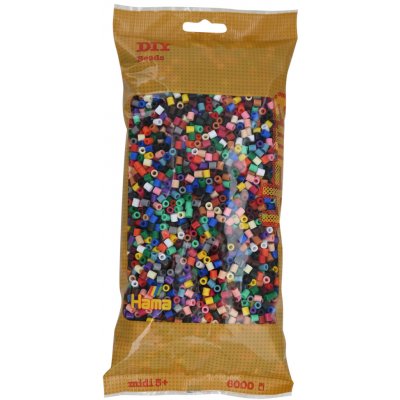 Zažehlovací korálky MIDI ,barevný mix , 6000ks – Hledejceny.cz