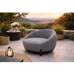 Hartman Lucas round zahradní křeslo/postel chalk grey – Hledejceny.cz