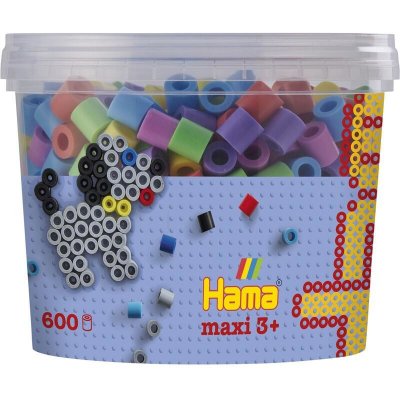 HAMA Maxi korálky v tubě mix 600ks Hama H8571 – Hledejceny.cz