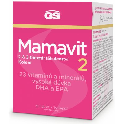 GS Mamavit 2 Těhotenství a kojení 30 tablet + 30 kapslí – Sleviste.cz